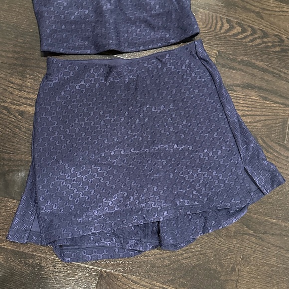 ALL ACCESS Jacquard Tempo Crop Top & Skort Set Size S NWOT - Picture 8 of 8